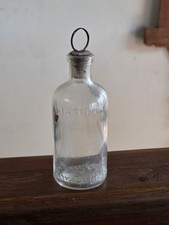 Antique Collectible Listerine Collectible Glass Bottle w/Stopper picture
