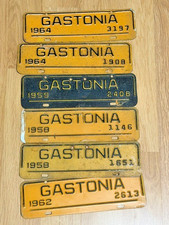 VTG Tag Topper GASTONIA CITY NC Early North Carolina License Plate Choose Yr picture