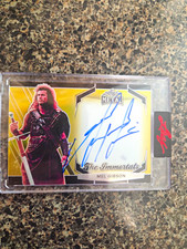 2024 Leaf Metal The Immortals Mel Gibson Auto IA-MG2 Serial #42/100 picture
