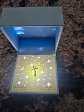 Cubic Zirconia Fine Silver Plated Cross Pendant Necklace 16
