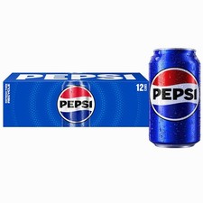 Pepsi Cola Soda Pop, 12 fl oz, 12 pack Cans -  picture