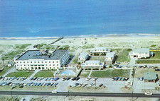 Postcard The Carolinian Aerial View Motor Hotel Outer Banks North Carolina picture