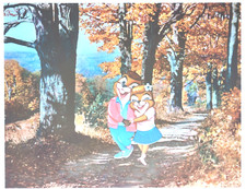 Stegmaier Beer Sign Chipmunks Advertising Translucent  Print *Rare* 11x14