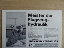 9/1967 PUB AP LOCKHEED PRECISION PRODUCTS HFB 320 HANSA JET AIRCRAFT GERMAN AD picture