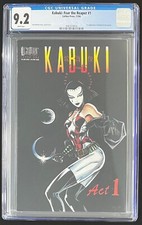 Kabuki: Fear The Reaper #1 (1994, Caliber Press) CGC 9.2 NM- 1st Kabuki Noh picture