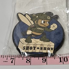 SHOT Show 2026 Kroll Honeycomb Hank Tactical Morale Patch PVC Sealed NEW picture