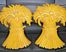 Vintage Sexton 1971 Cast Metal Wheat x 2 picture
