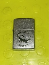 Vintage January 2006 Zippo Lighter Camp Arifijan Kuwait Military Good Cond picture