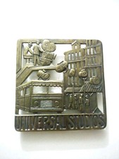 Vtg Universal Studios Metal Trivet, 4.25