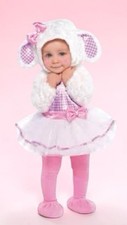 NWT Adorable Amscan Little Lamb Infants Halloween Costume 6-12 Months 5 Pieces picture