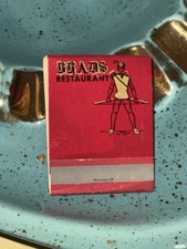 Brad’s Restaurant Pismo Beach California Rare Vintage Matchbook Unstruck picture