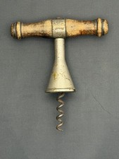An Antique American T.M Strait 1883 Patent self pulling corkscrew picture