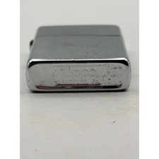 1981 Zippo Regular Plain Chrome Windproof Lighter Vintage USA Worn Finish picture