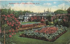 Postcard Canada: Residence of R.P. Butchart, Victoria, BC DB picture