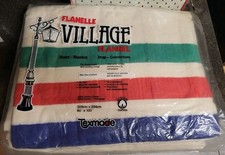 Vintage Texmade Flannel Bracket In Package 3 Stripe 1960s Beautiful 80