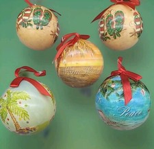 Bealls Beach Theme 5pc Christmas Ornaments 3
