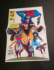 Heroes for Hope X-Men 1985 Promo Poster 11 X 17  Arthur Adams ☆ Authentic ☆ picture