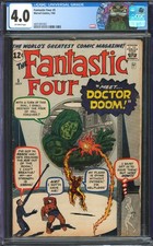Fantastic Four #5 CGC 4.0 OW | Marvel 1962 | 1st Doctor Doom | Custom Label KEY picture