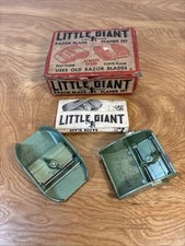 Vintage Little Giant Razor Blade, Planer Set With Original Box picture