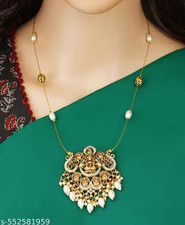 One 1 gram Gold Light Lite Weight Invisible sleek and minimalist necklace piece picture