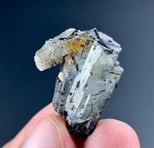 45 Carat Clean Aquamarine Crystal Specimen From Skardu Pakistan picture