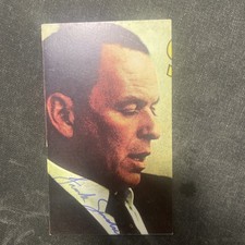Vintage Frank Sinatra Cinema Postcard Autograph Signature Dedication picture