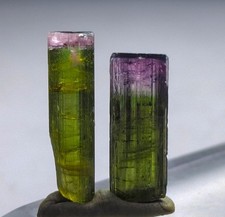 Bi Colour Tourmaline Crystal Paprok Mine From Afghanistan 8.20Carats picture