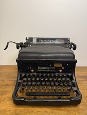RARE Antique 1920s Remington Standard No. 11 Manual Typewriter Black USA Made picture