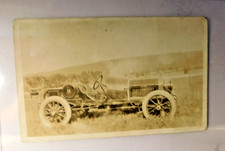 Antique RPPC 1900's Brass  Automobile Speedster Real Photo Postcard Rare. picture