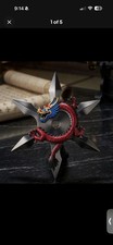 Imperial Dragon Series 2 Limited Edition Metal Shuriken Silver/Red 2oz Copper picture