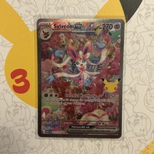 Pokémon TCG Sylveon Ex 30th Anniversary Celebrations Sir 153/128 Pack Fresh picture