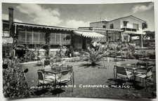 c1950s RPPC Majestic Terrace Cuernavaca Mexico Postcard Restaurant Dining Tables picture