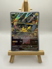 Pikachu 173/165 Illustration Rare Full Art Holo SV 151 English 2023 picture