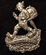 MOHNESEE Vintage Ski Pin Badge Bavaria GERMANY Oktoberfest Travel Lapel picture