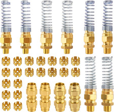 32PCS Brass DOT Air Brake Hose End Fitting Assortment Kit for Replacement picture