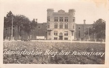 (Lincoln) Nebraska NE Administration Bldg. Penitentiary Real Photo RPPC Postcard picture