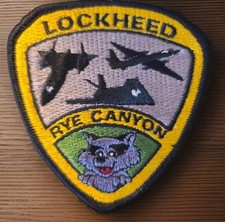 LOCKHEED SKUNK WORKS SR-71/U-2/F-117 Rye Canyon Research Center PATCH NEW-VTG picture