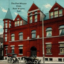 1911 The Fort Wayne Club - Indiana Postcard Vintage S H Knox & Co. USA picture