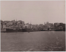 Italia, Genova, Il Porto Photomechanique 21x27 Circa 1895 Photo picture
