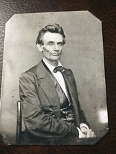 Abraham Lincoln civil war president tintype C085RP picture