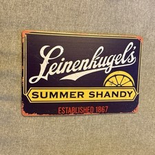 Summer Shandy 1867 Metal Sign Poster  ON Bar Beer Wisconsin DY Leinenkugels picture
