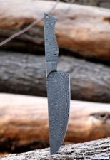 Damascus Chef Knife Blank Blade Full Tang Diy  Knife Making 7 In picture