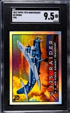 2013 Topps 75th Anniversary Rainbow Foil #3 Wings SGC 9.5 (Airplane Cards) picture
