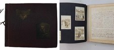 1920s antique JOHN E BROWN COLLEGE ar PHOTOS SCRAPBOOK salem sd VERNA LINDBLAD picture