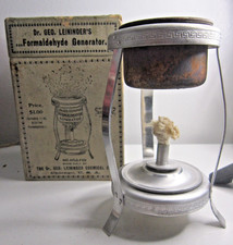 DR. LEININGER’S VINTAGE FORMALDEHYDE GENERATOR ORIGINAL BOX QUACK Apothecary picture