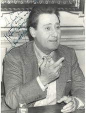 LEADING ITALIAN ACTOR, COMEDIAN, DIRECTOR ALBERTO SORDI, SIGNED VINTAGE PHOTO. picture