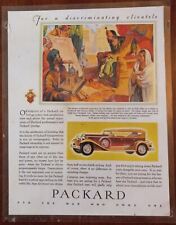 1920s PACKARD AUTOMOBILES FOR A DISCRIMINATING CLIENTL VINTAGE ADVERTISMENT OS1 picture