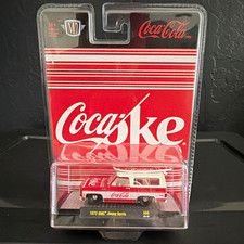 Coca-Cola 1973 GMC Jimmy Sierra Diecast Car Red/White Reproduction picture