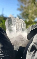 16g Natural White Clear Quartz Cluster Crystal Point Healing Mineral Specimens picture