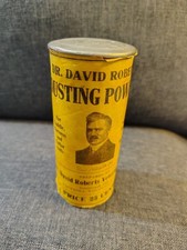 Vintage Dr. David Roberts Dusting Powder Horses Waukesha WI UNOPENED  picture